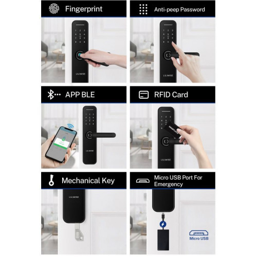 Электронный замок Ttlock Boss Pro ( новинка) Серебристый 